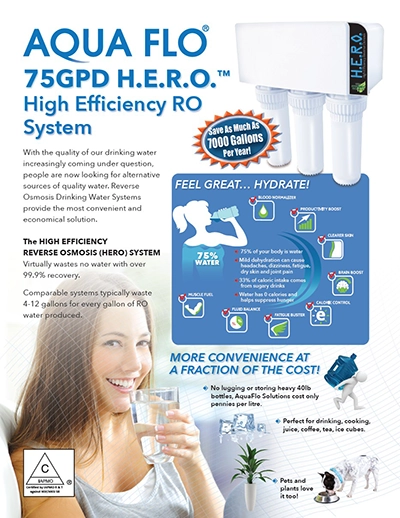 AQUA FLO H.E.R.O. Spec Sheet